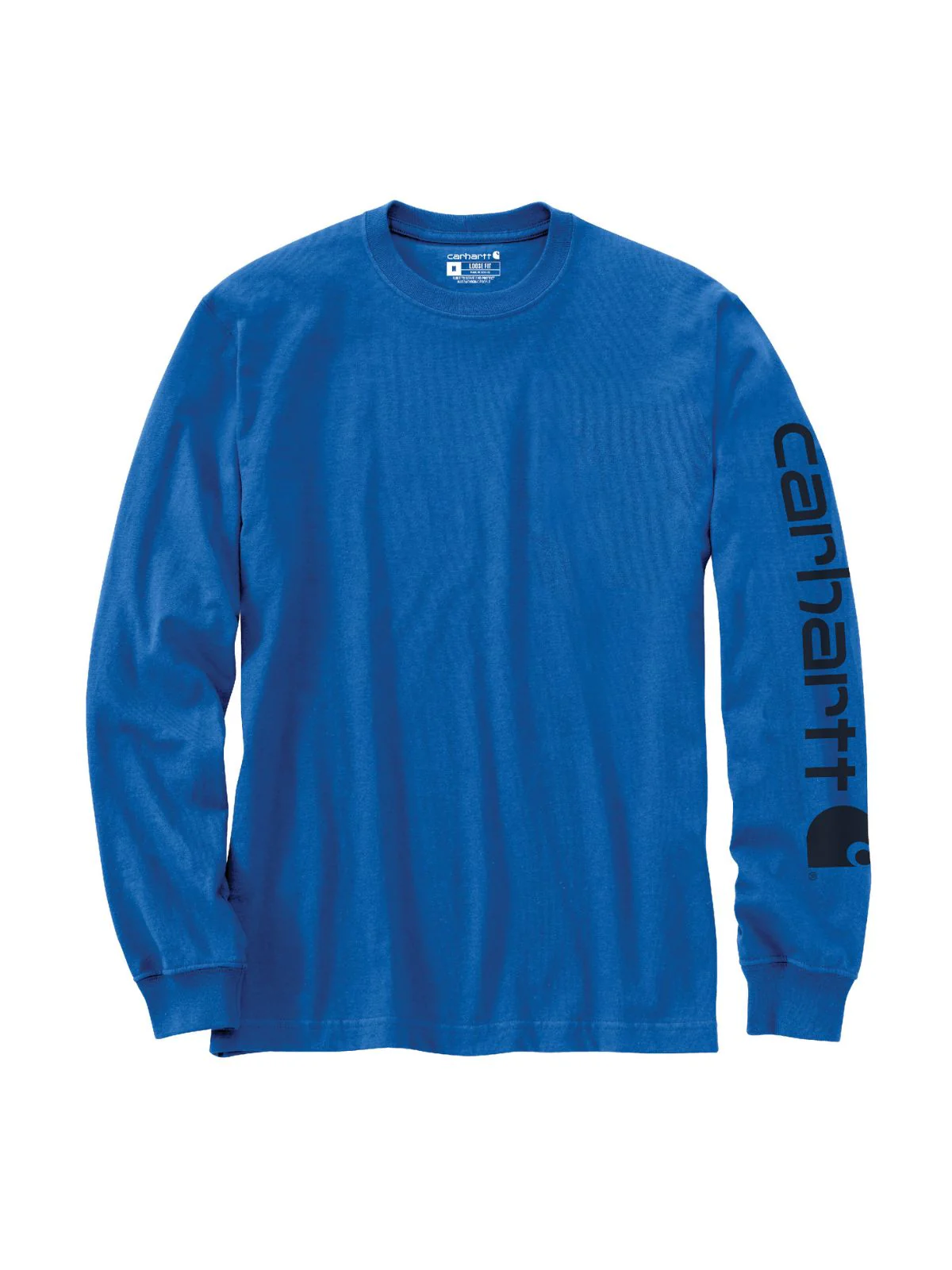 Carhartt Loose Fit Heavyweight Long Sleeve Logo Tee - Image 7