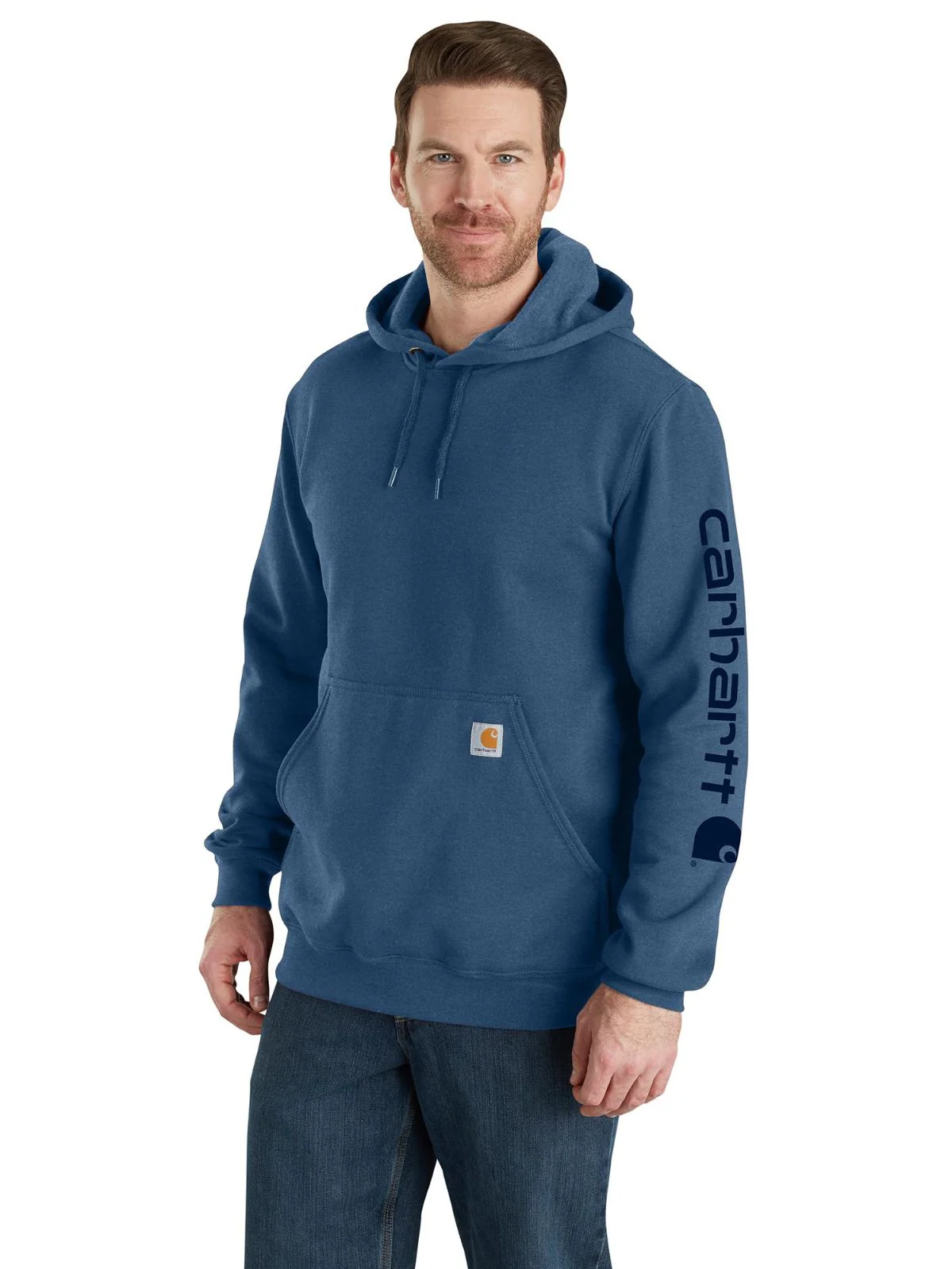 Carhartt Midweight Hooded Logo Hoodie - Image 10