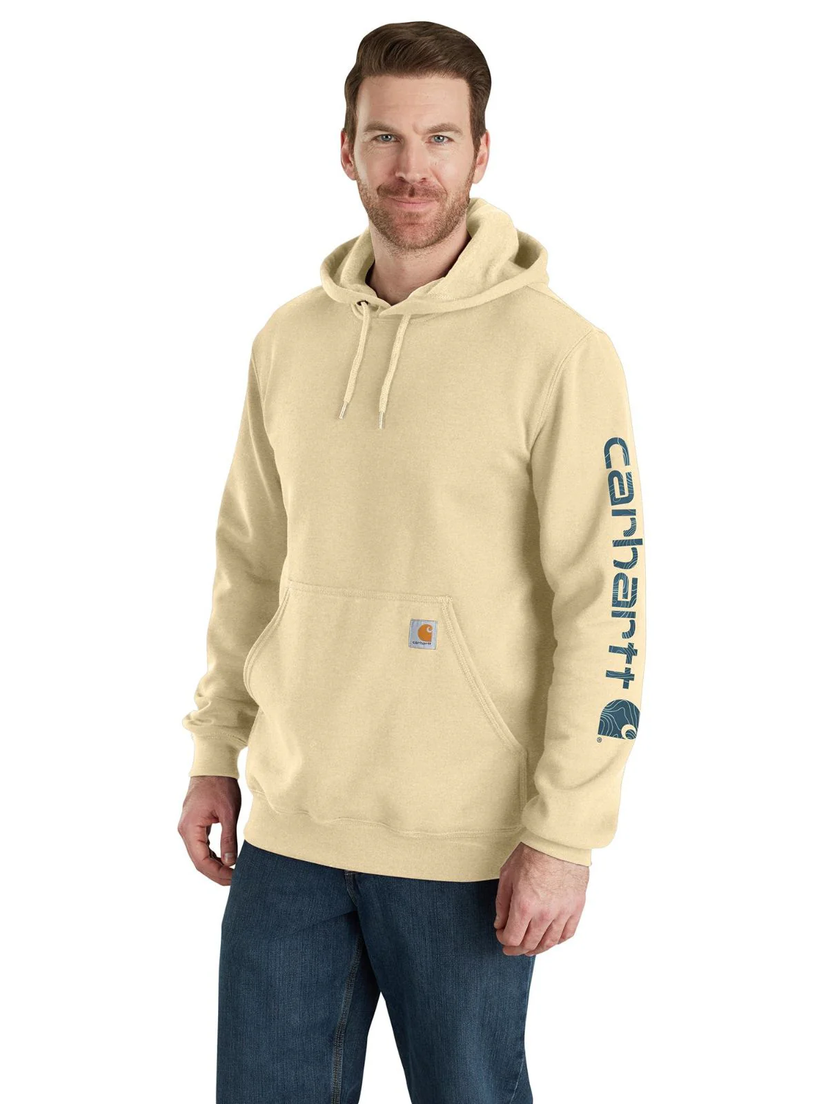 Carhartt Midweight Hooded Logo Hoodie - Image 11