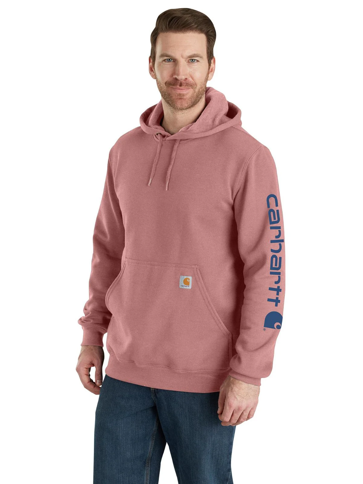 Carhartt Midweight Hooded Logo Hoodie - Image 12