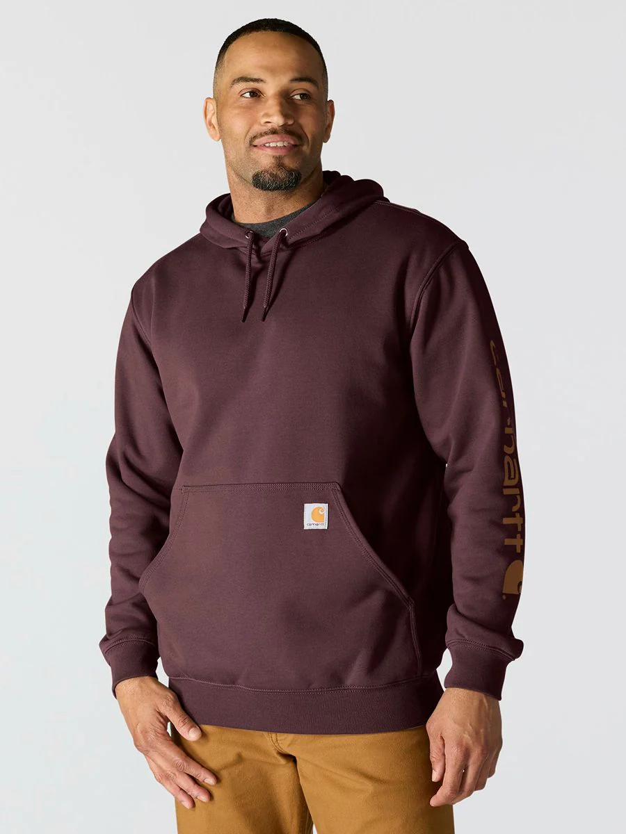 Carhartt Midweight Hooded Logo Hoodie - Image 19