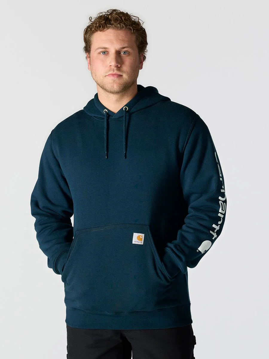 Carhartt Midweight Hooded Logo Hoodie - Image 20