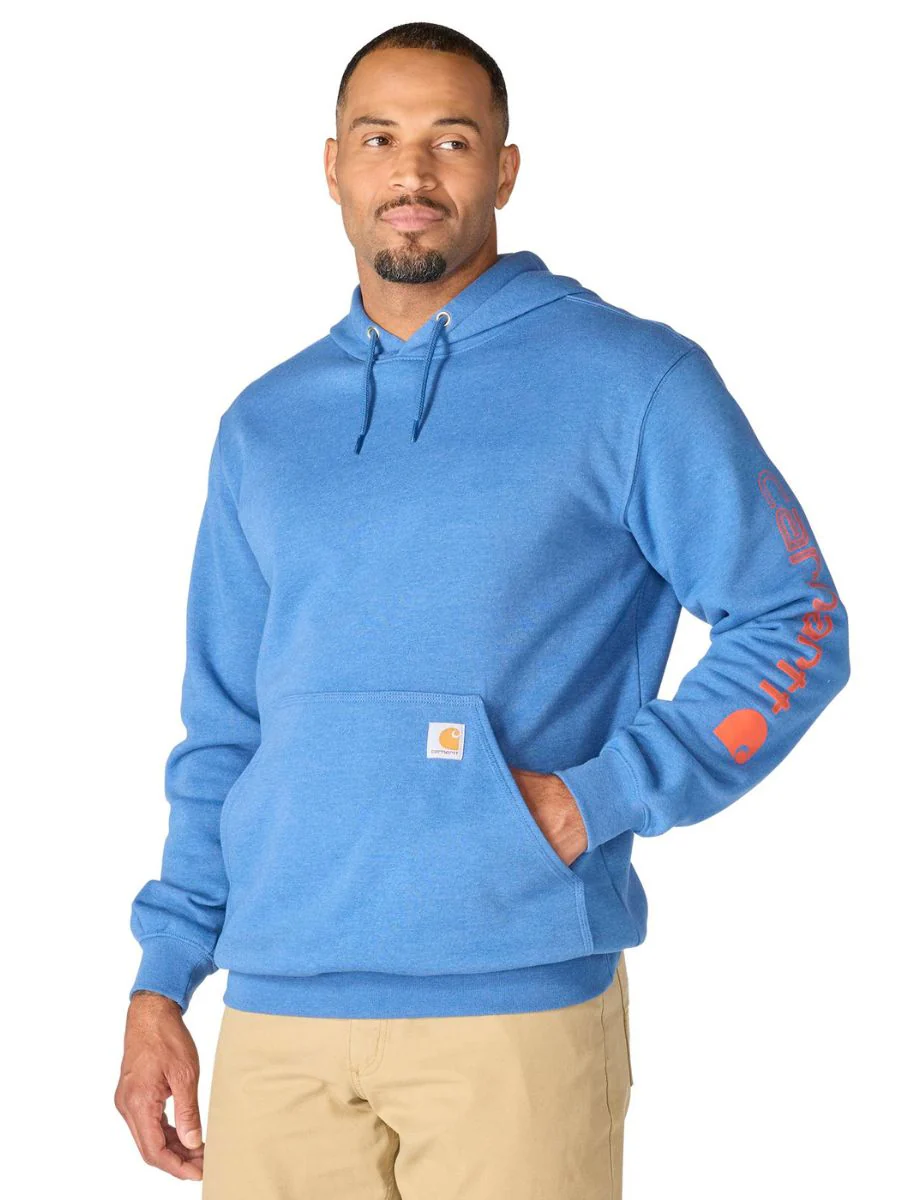 Carhartt Midweight Hooded Logo Hoodie - Image 25