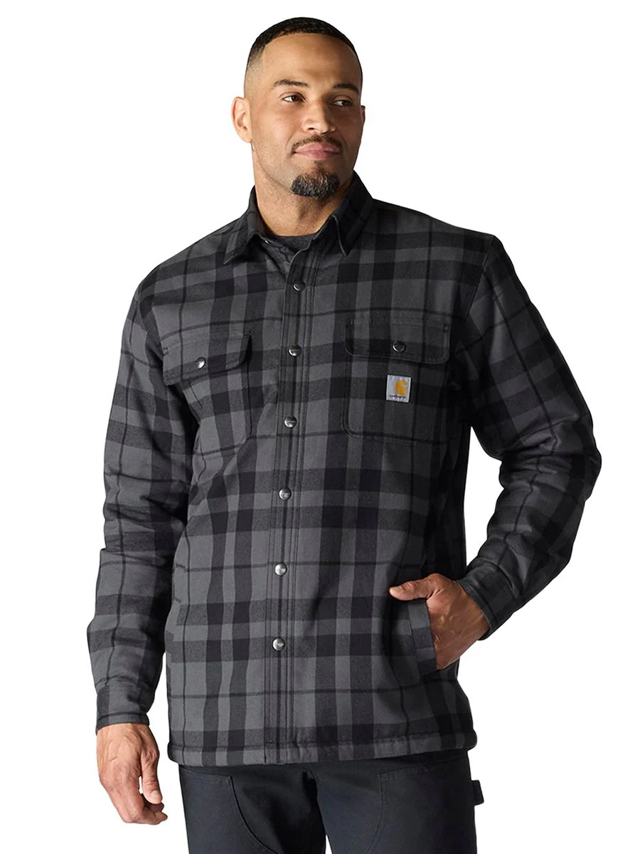 Carhartt Relaxed Fit Lined Sherpa Flannel - Image 3