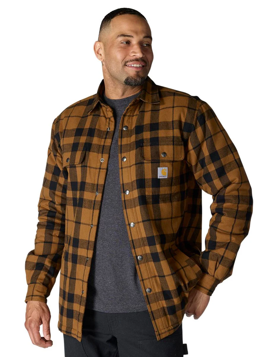 Carhartt Relaxed Fit Lined Sherpa Flannel - Image 4