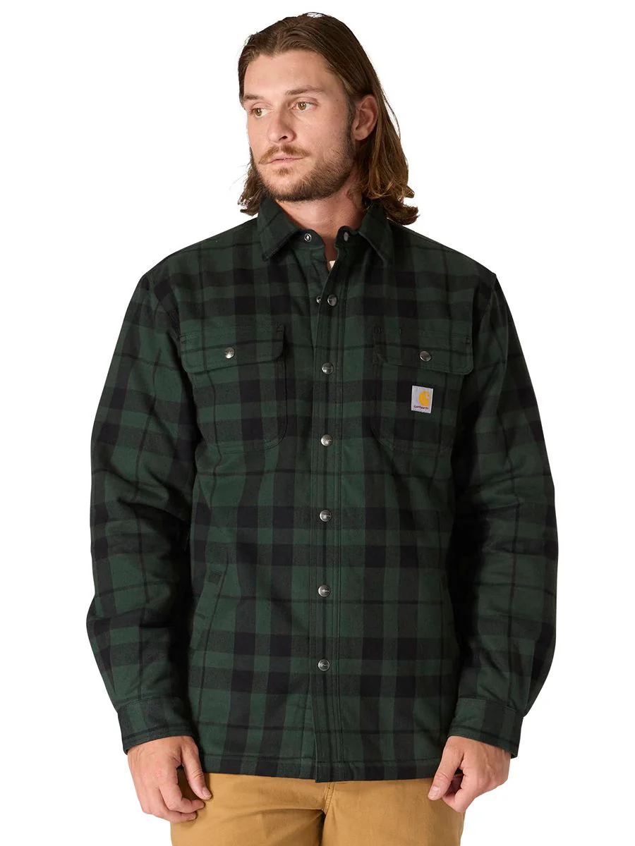 Carhartt Relaxed Fit Lined Sherpa Flannel - Image 5