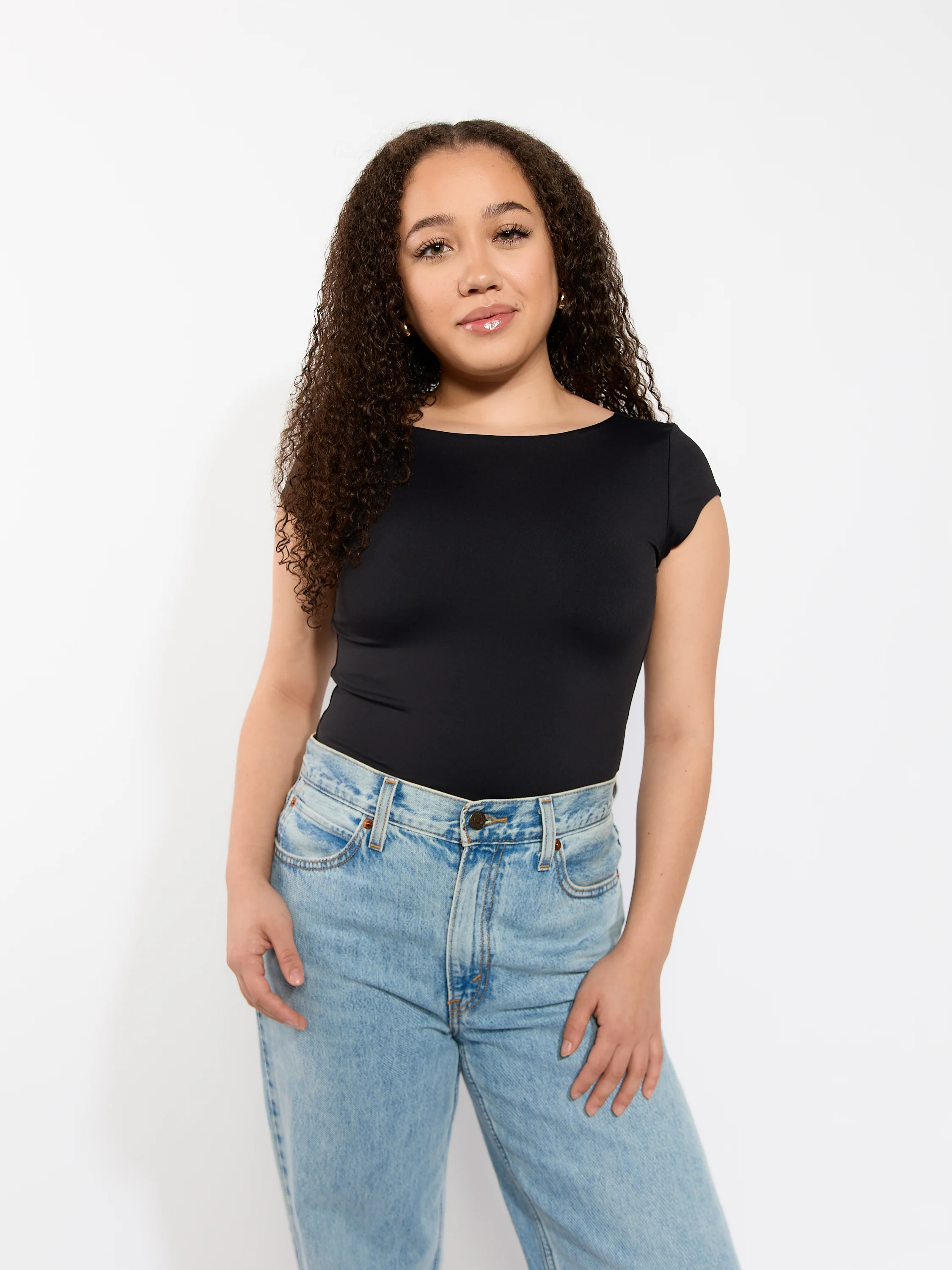 Second Skin Brida Cap Sleeve Crop Top - Image 7